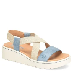 Discount Born Women's , Kasady Sandal Blue Beige