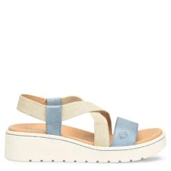 Discount Born Women's , Kasady Sandal Blue Beige