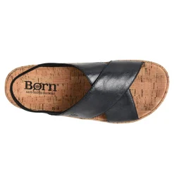 Best Born Women's , Sandra Sandal Black