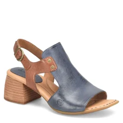 Hot Born Women's , Sylvie Sandal Navy/Brown