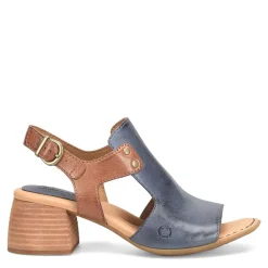 Hot Born Women's , Sylvie Sandal Navy/Brown