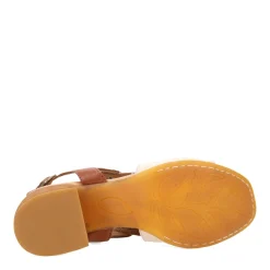 Hot Born Women's , Sylvie Sandal White/Brown