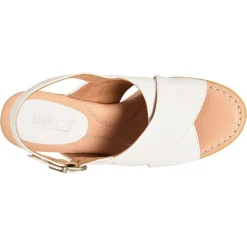 Hot Born Women's , Tessa Sandal White