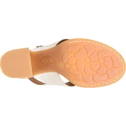 Hot Born Women's , Tessa Sandal White