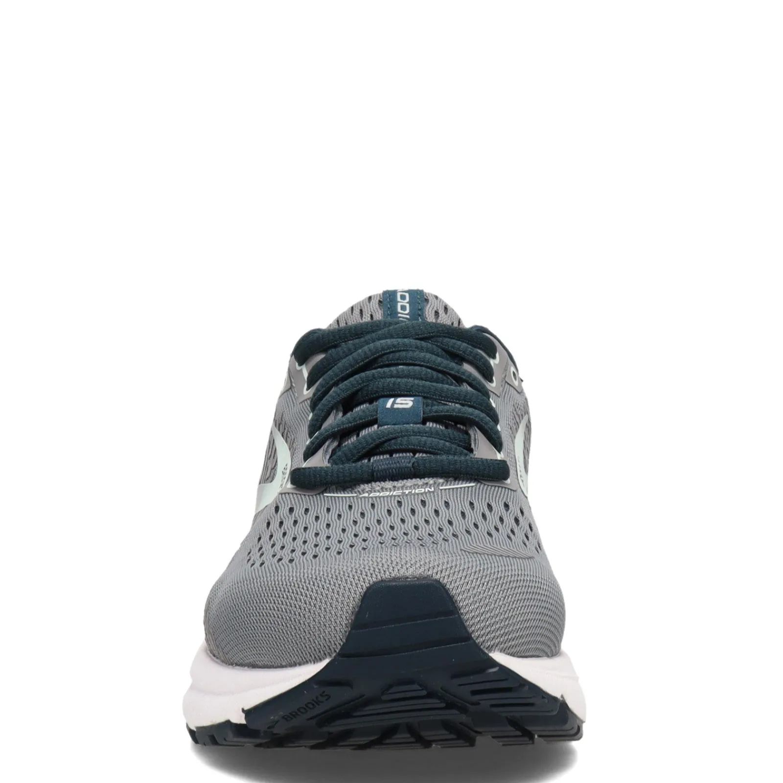 Hot Brooks Women's , Addiction GTS 15 Running Shoe - Wide Width Grey/Navy