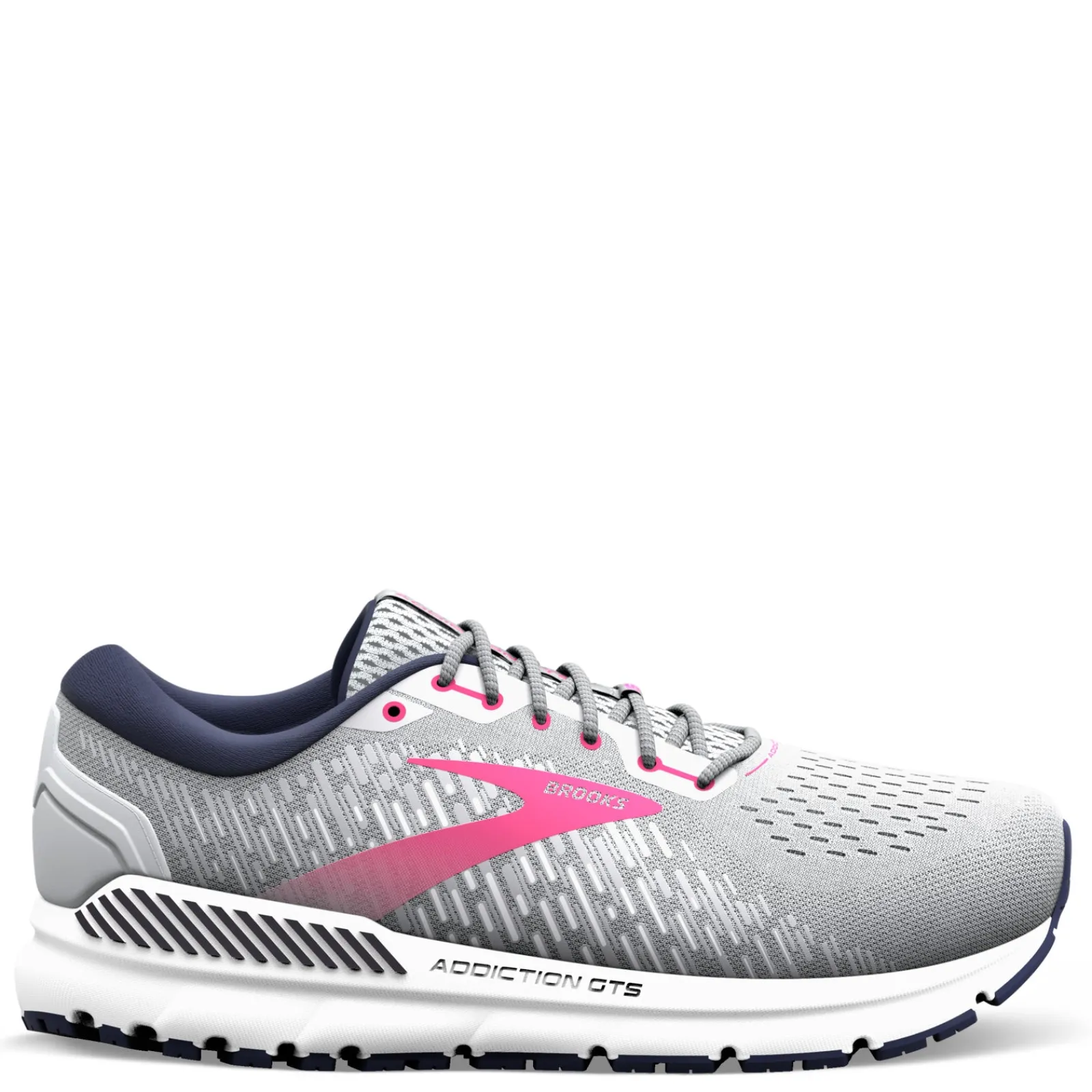 Online Brooks Women's , Addiction GTS 15 Running Shoe - Wide Width Oyster/Rose