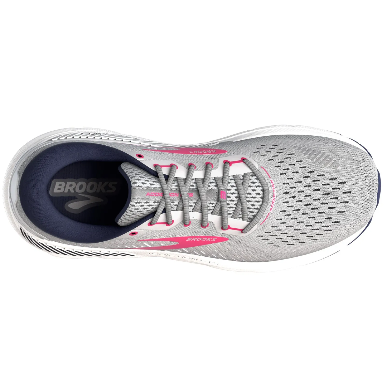 Online Brooks Women's , Addiction GTS 15 Running Shoe - Wide Width Oyster/Rose