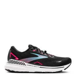Brooks Women's , Adrenaline GTS 23 GTX Running Shoe Black/Knockout Pink/Aqua