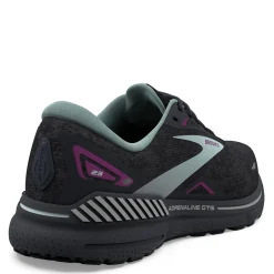 New Brooks Women's , Adrenaline GTS 23 Running Shoe Black/Light Blue/Purple