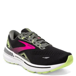 Online Brooks Women's , Adrenaline GTS 23 Running Shoe Black/Pink/Green