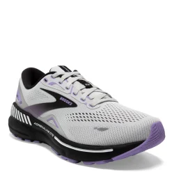 Clearance Brooks Women's , Adrenaline GTS 23 Running Shoe Grey/Black/Purple
