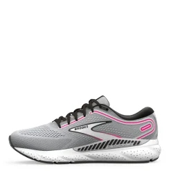 New Brooks Women's , Ariel GTS 23 Running Shoe - Extra Wide Width Grey/Black/Pink