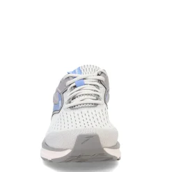 Sale Brooks Women's , Dyad 11 Running Shoe - Wide Width Grey/White/Blue