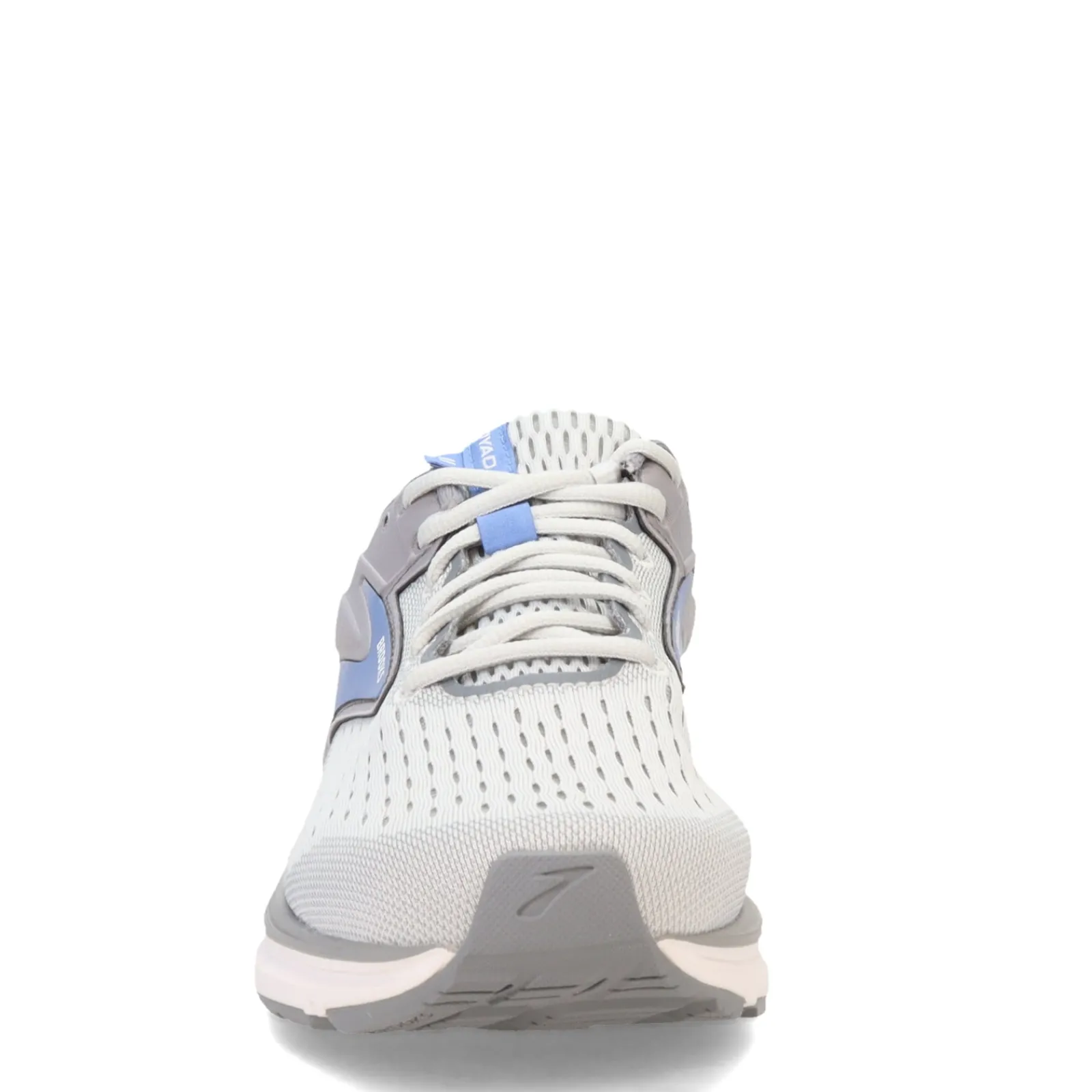 Sale Brooks Women's , Dyad 11 Running Shoe - Wide Width Grey/White/Blue