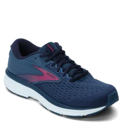 Online Brooks Women's , Dyad 11 Running Shoe Blue/Navy/Beetroot