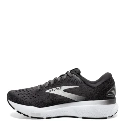 Discount Brooks Women's , Ghost 16 Running Shoe - Wide Width Black/Grey/White