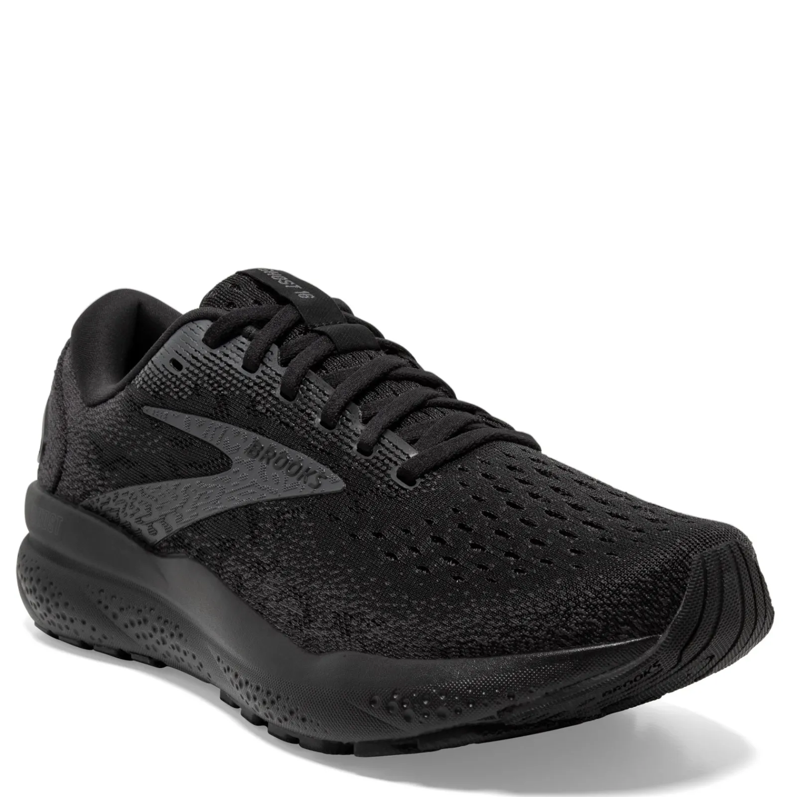 Sale Brooks Women's , Ghost 16 Running Shoe - Wide Width Black/Black