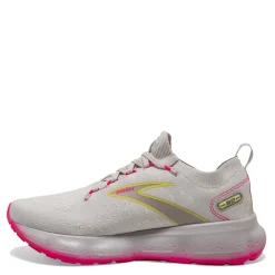 Sale Brooks Women's , Glycerin 20 Stealth Fit Running Shoe Grey/Yellow/Pink