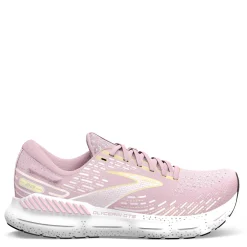 Outlet Brooks Women's , Glycerin GTS 20 Running Shoe Pink/Yellow/White
