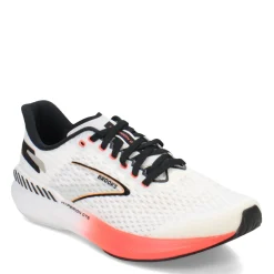 Outlet Brooks Women's , Hyperion GTS Running Shoe White/Fiery Coral/Orange