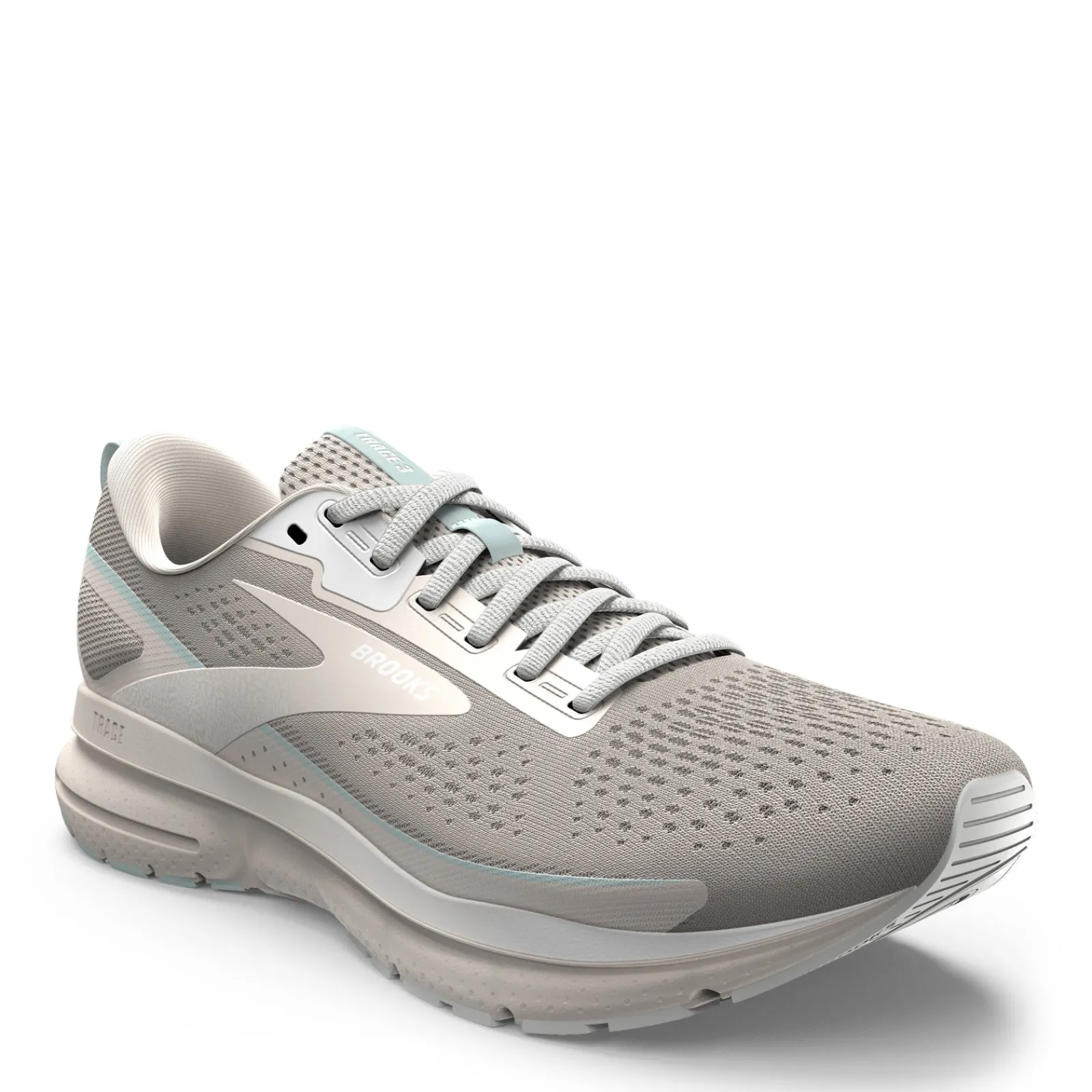 Brooks Women's , Trace 3 Running Shoe Crystal Grey/Blue Glass/White