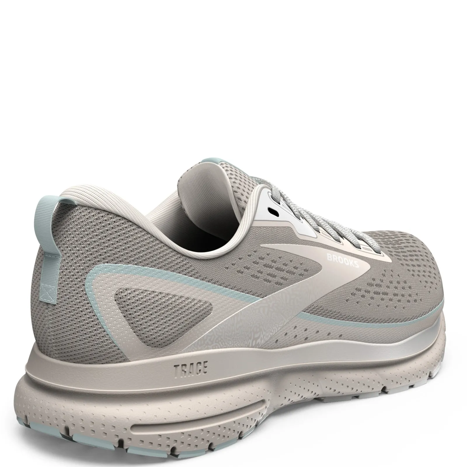 Brooks Women's , Trace 3 Running Shoe Crystal Grey/Blue Glass/White