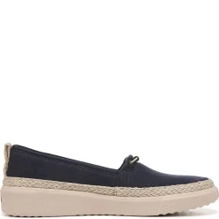 New Bzees Women's , Maui Slip-On Navy Blazer Palm Leaf