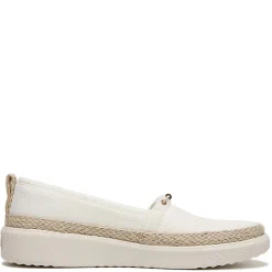 Sale Bzees Women's , Maui Slip-On White Palm Leaf
