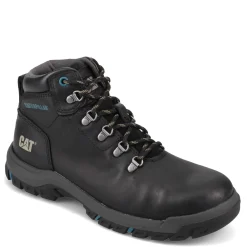 Clearance Caterpillar Women's , Mae Steel Toe Waterproof Work Boot Black