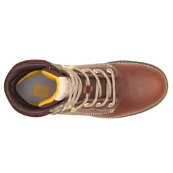 New Caterpillar Women's , Paisley 6 Inch Slip Resistant Steel Toe Work Boot Tawny