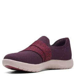 Best Clarks Women's , Adella Stride Slip-On Burgundy