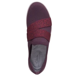 Best Clarks Women's , Adella Stride Slip-On Burgundy