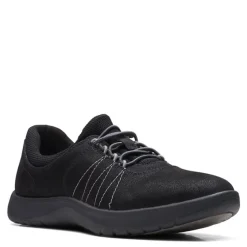 New Clarks Women's , Adella Stroll Sneaker Black