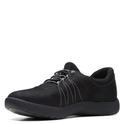 New Clarks Women's , Adella Stroll Sneaker Black