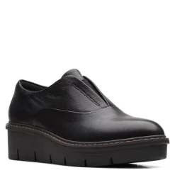 Best Clarks Women's , Airabell Sky Slip-On Black