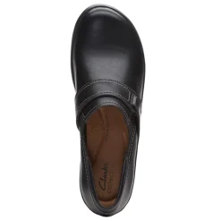 Online Clarks Women's , Angie Poppy Slip-On Black
