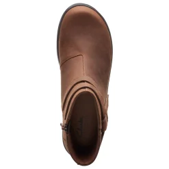 Clarks Women's , Angie Spice Boot Dark Tan