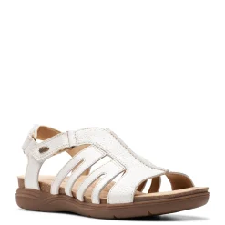 Clarks Women's , April Belle Sandal White