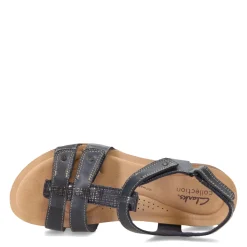 Clearance Clarks Women's , April Cove Sandal Navy