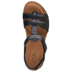 Online Clarks Women's , April Cove Sandal Black
