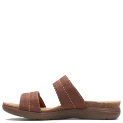 Clearance Clarks Women's , April Dusk Sandal Dark Tan