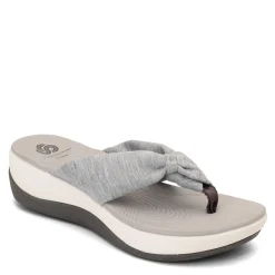 New Clarks Women's , Arla Glison Thong Sandals Heather Grey