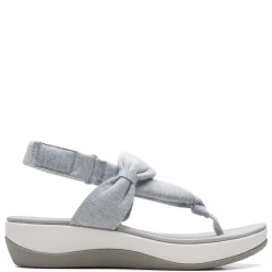 New Clarks Women's , Arla Nicole Sandal Grey Light