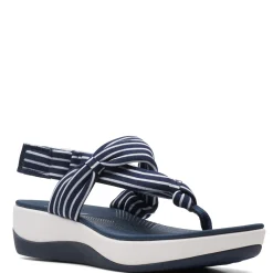 Discount Clarks Women's , Arla Nicole Sandal Navy White