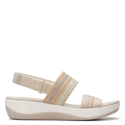 Online Clarks Women's , Arla Stroll Sandal Beige Combi