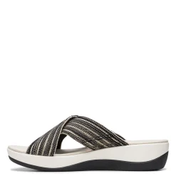 Sale Clarks Women's , Arla Wave Sandal Black Combi