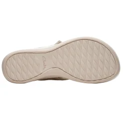 Clearance Clarks Women's , Arla Wave Sandal Beige Combi
