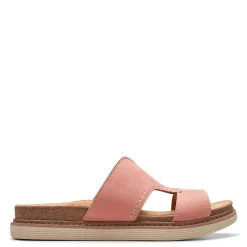 Clarks Women's , Arwell Walk Sandal Peach Nubuck