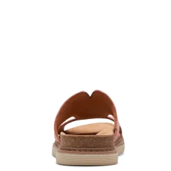 Clarks Women's , Arwell Walk Sandal Peach Nubuck