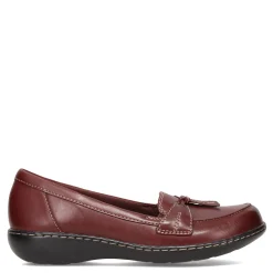 Clarks Women's , Ashland Bubble Loafer Burgundy